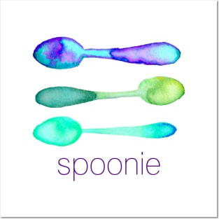 Spoonie (Cool Colors) Posters and Art